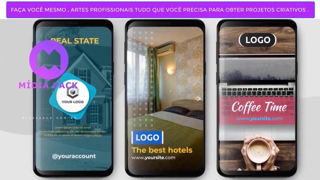 MÍDIA PACK - COMECE SEUS PROJETOS HOJE ( arquivos para photoshop , corel draw e adobe effects ) смотреть онлайн