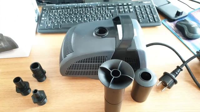 Фонтанный насос PF3000 с насадками для пруда, водоёма смотреть онлайн