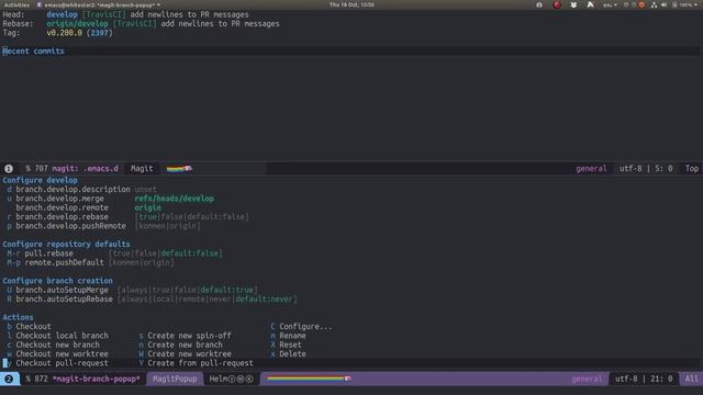 Spacemacs Magit -Test pull request as a branch смотреть онлайн