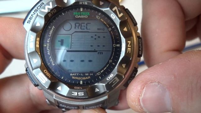 #1 CASIO PRO TREK PRG 250T (Обзор функций или Видео руководство пользователя.) Часть 1 смотреть онлайн