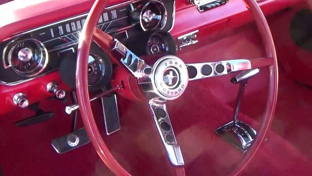 STUNNING 1965 Mustang Fastback 289 Auto in Raven Black\Red Mustang Connection смотреть онлайн