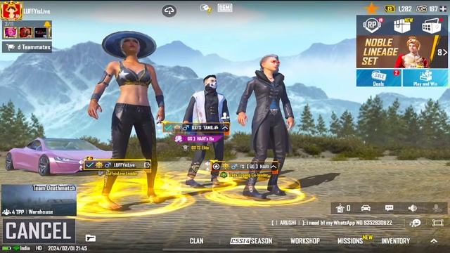 BGMI TAMIL LIVE | 6 FINGER CLAW IPAD GAMEPLAY@DAMSELGAMING | LUFFYisLIVE смотреть онлайн