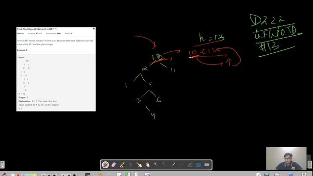 DAY 223 -Find the Closest Element in BST | JAVA | C++ | GFG POTD 05 June смотреть онлайн