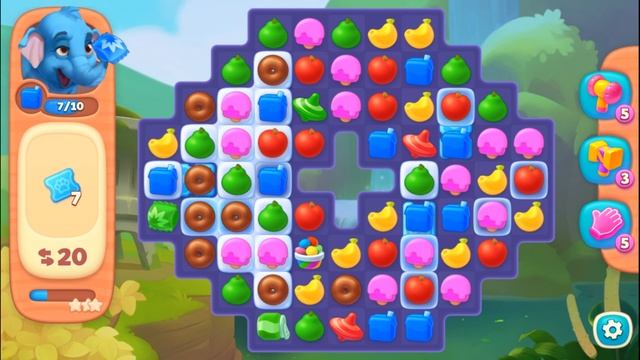 Wildscapes прохождение #5 (уровни 52-66) Планы на Динозавра, Новые Павлины и Тигры в нашем Зоопарке смотреть онлайн