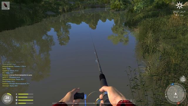 Русская рыбалка 4 - река Вьюнок - Жерех у мостика смотреть онлайн