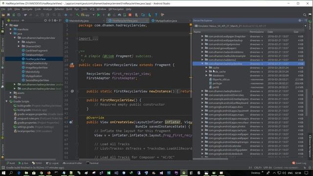 Android Studio 3.1: How to Extract SQLite Database from Android Emulator смотреть онлайн