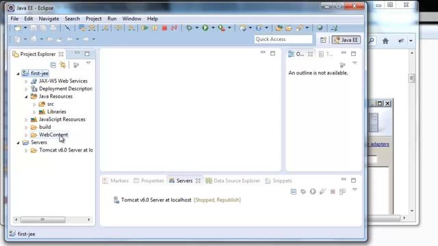 Use of Eclipse IDE for Java EE Developers. Java-web, Servlet and JSP 4 смотреть онлайн
