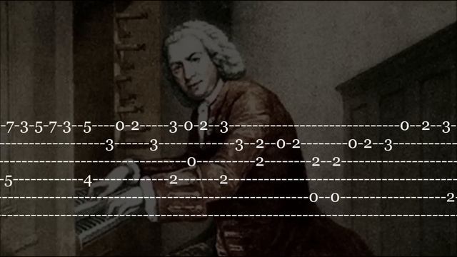 J.S.Bach - Minuet in G Major - Guitar Tab смотреть онлайн