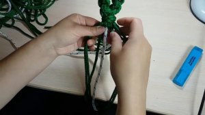 Бесплатное МК. "Подвесное кресло-гамак, своими руками". Плетем петли.