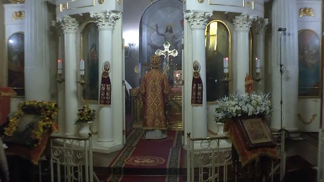 Литургия в храме св.вмч. Екатерины 7 дек. 2017 г. смотреть онлайн