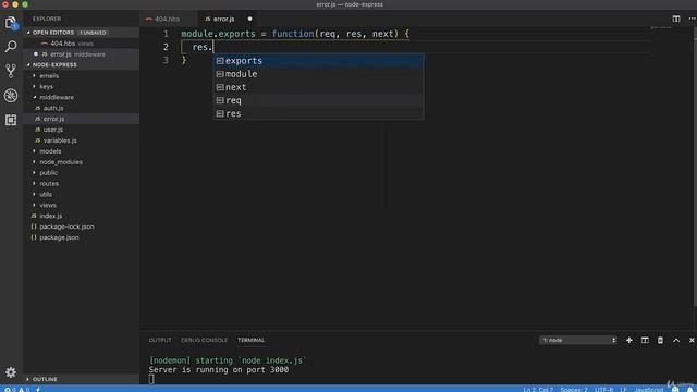 Полное руководство Node.JS. Урок 75. Обработка 404 ошибки смотреть онлайн