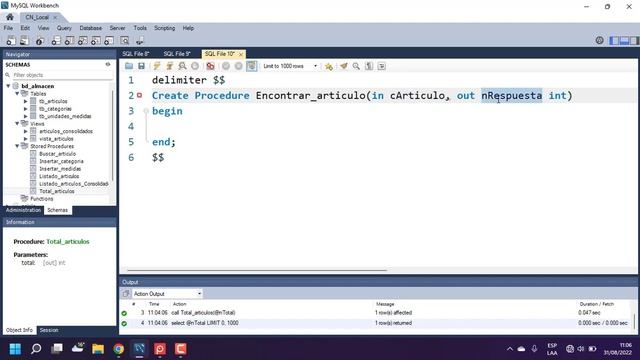 47 - CREATE PROCEDURE - PARÁMETRO OUT | Curso de Base de Datos MySQL Server смотреть онлайн