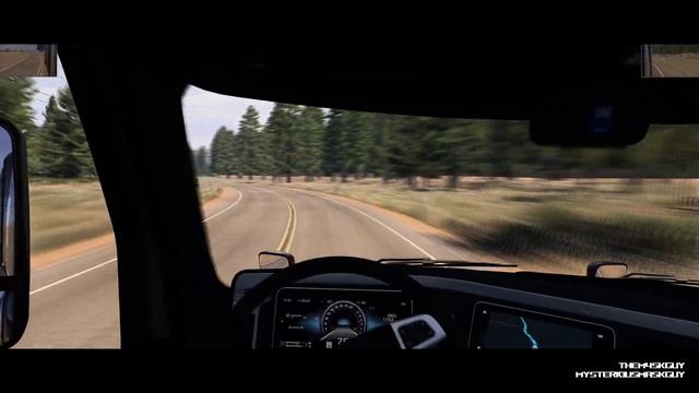 American Truck Simulator - Western Star 57X - Timelapse Klamath Falls to Bend смотреть онлайн