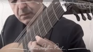 И.С. Бах. Прелюдия из сюиты для лютни соль-минор, BWV 995.  Исполняет Xavier Díaz Latorre (лютня).