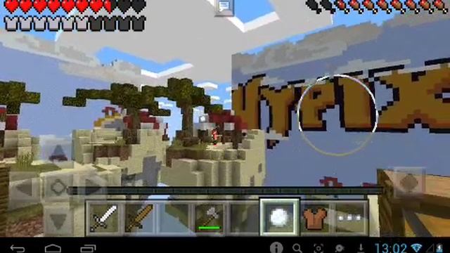 Играем на сервере HiPixel)Minecraft PE смотреть онлайн