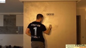 Цветное LED освещение в сочетании с декоративной штукатуркой FEIDAL!