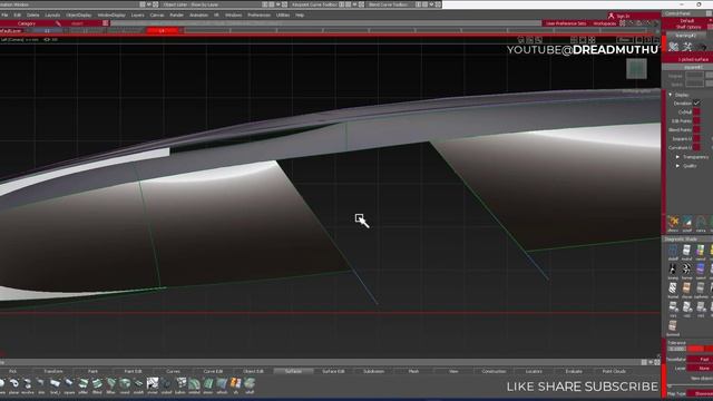 AUTODESK ALIAS AUTOSTUDIO - FORM PRACTICE 10 - NURBS MODELING смотреть онлайн