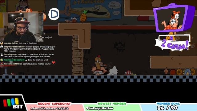 PIZZA TOWER! (The Halloween Update) [TetraBitGaming] смотреть онлайн