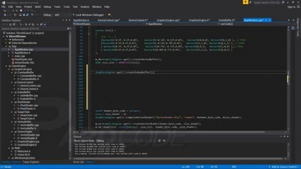 C++ 3D Game Tutorial 11: Creating 3D Engine - Rendering 3D Cube