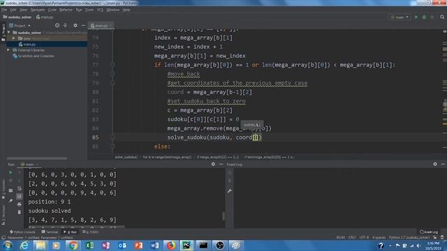 Sudoku Solver Algorithm in Python | Part 5 смотреть онлайн