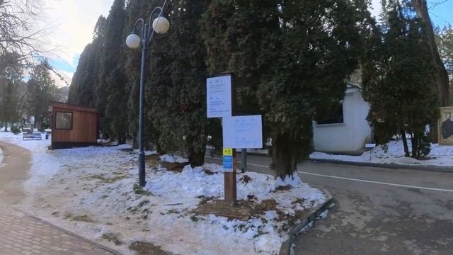 Кисловодск. Крещение 19 января 2024 г. Прогулка по парку. смотреть онлайн