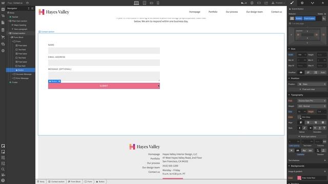 Site build: Contact page — The Freelancer's Journey (Part 33 of 43) смотреть онлайн