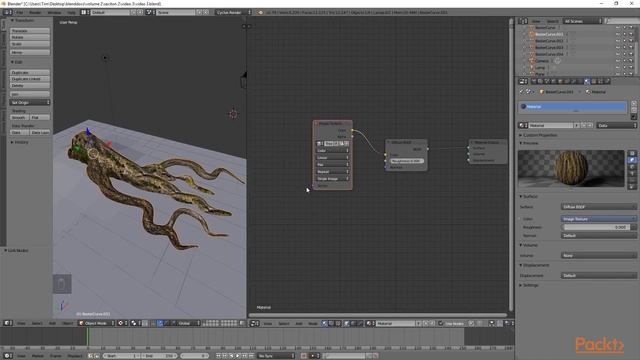 Using Cycles Render Engine in Blender 3D : Materials with Nodes | packtpub.com смотреть онлайн
