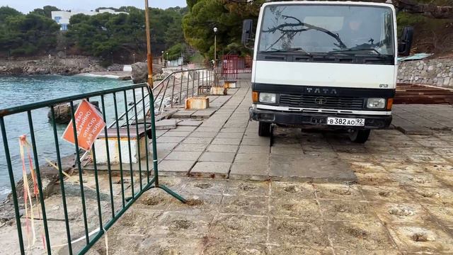 Форос зимой. Крым февраль 2024. Форосский парк, море и красивые виды. Последствия мега шторма. смотреть онлайн