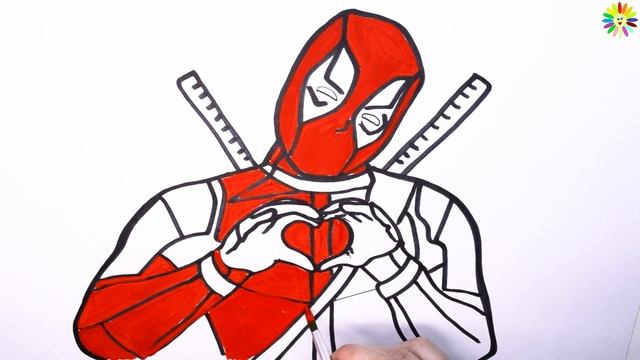 How to draw Deadpool смотреть онлайн