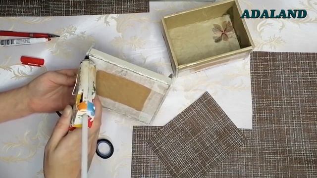 Красивая поделка из плетёной салфетки Сундучок из подручных материалов Проделки своими руками смотреть онлайн