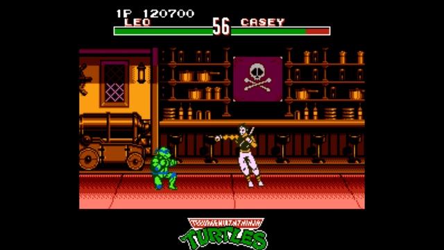 TEENAGE MUTANT NINJA TURTLES: TOURNAMENT FIGHTERS (NES) - PLAY IT THROUGH (HARD MODE) смотреть онлайн