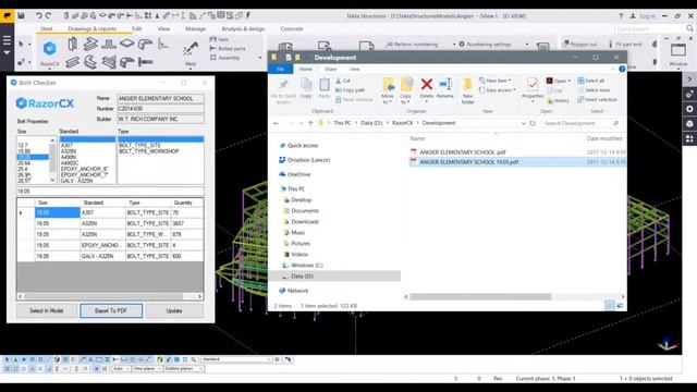 Tekla Open API Extension - PDF Export from Custom Report смотреть онлайн