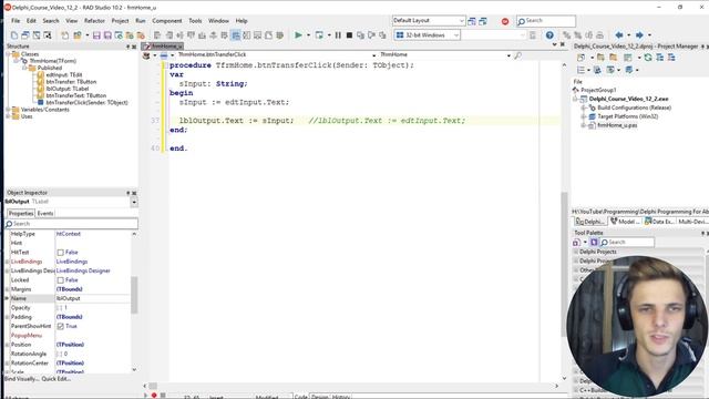 Delphi Programming Course (FMX): 12.2 - Scope of variables (Global Variables and Local Variables) смотреть онлайн