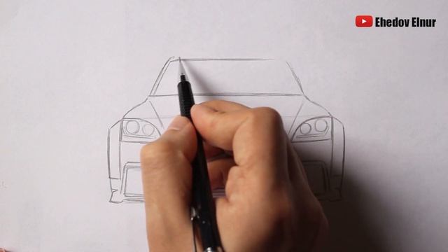 Как нарисовать машину Ауди | Audi рисунок смотреть онлайн