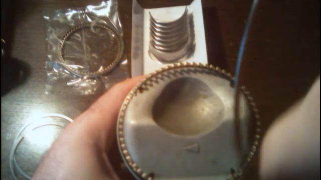 Как правильно надеть кольца на поршень и вкладыши на шатун