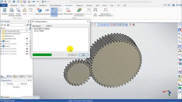 T-Flex CAD v16 - Gears, Parametrics смотреть онлайн