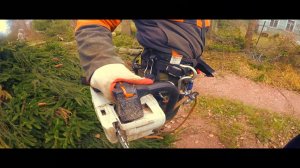 Как удобно носить пилу на поясе