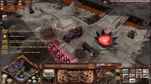 Space Daemons vs Harder Anti - Daemons || Dawn of War Ultimate Apocalypse Mod смотреть онлайн