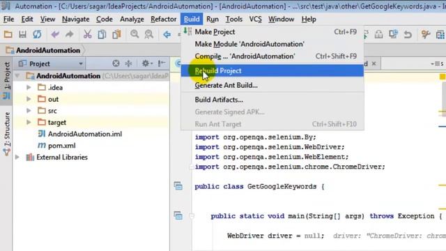 How to compile or rebuild a project in intellij IDEA | Compile Java project смотреть онлайн