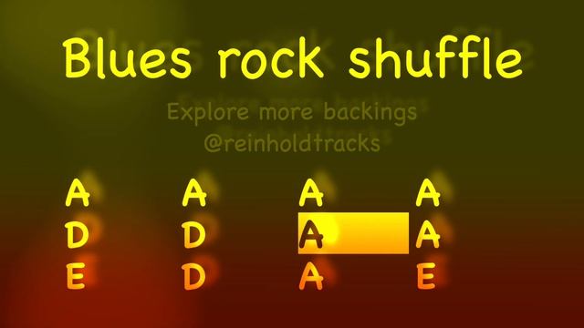 Blues Rock Shuffle, Backing Track, A Major, 120bpm. 12 Bar Blues Chords. Play Along And Have Fun!