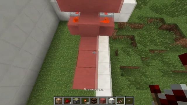 Нажимная кнопка в Minecraft смотреть онлайн