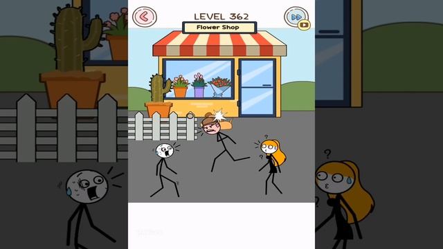Thief Puzzle(WEEGOON)- Funny Stickman Puzzle Game - New Levels 351-370 -Android Gameplay Walkthroug смотреть онлайн