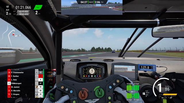 Assetto Corsa Competizione | Championship | Blancpain GT Series | Round 3 | Cockpit смотреть онлайн