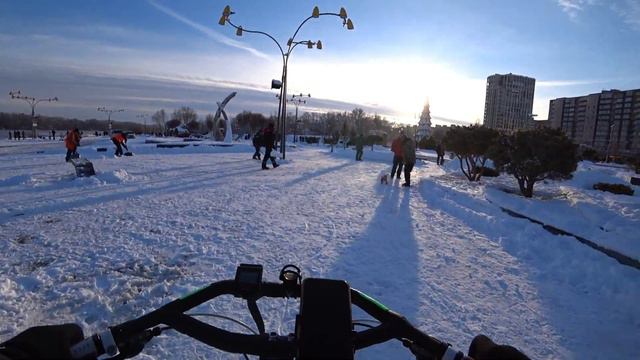 Красивая Снежная Зима Часть 1 Светящийся Парк Зимний Лес От 26.12.2021 смотреть онлайн