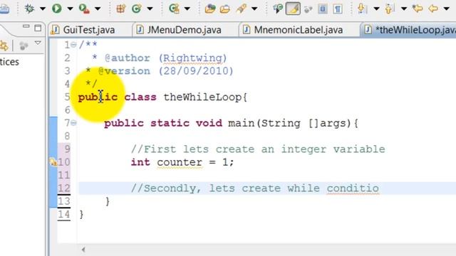 java tutorial flow control loop смотреть онлайн