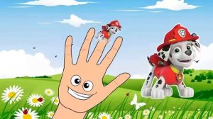 Семейка пальчиков на русском Щенячий патруль песенка про пальчики