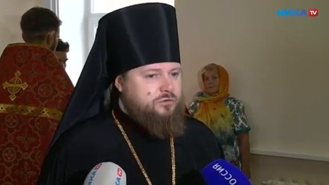 Освящение храма в Калужской обл детской больнице 30 09 2017 смотреть онлайн