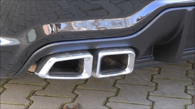 Mercedes SL 350 r230 custom exhaust with AMG 63 Tips смотреть онлайн