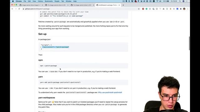 Apply and save changes inside node_modules with patch-package | React Native Tools смотреть онлайн