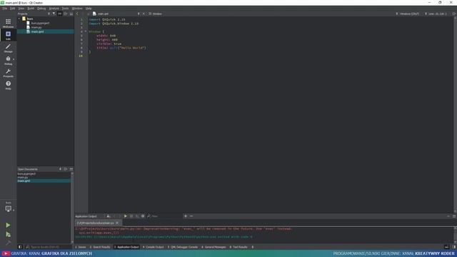 Tworzymy projekt aplikacji w QtCreator i rozwiązujemy problemy -Poradnik Kurs Tworzenia Aplikacji # смотреть онлайн